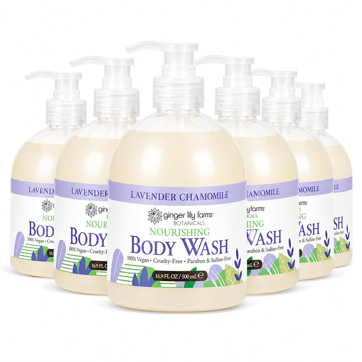 Ginger Lily Farms 1 gal Nourishing Body Wash, Citrus Blend Scent | for Hands, Body & Hair, Moisturizing Wash, Salon Wash, Spa Cleanser, Salon & Spa Essentials, Manicure & Pedicure Supplies