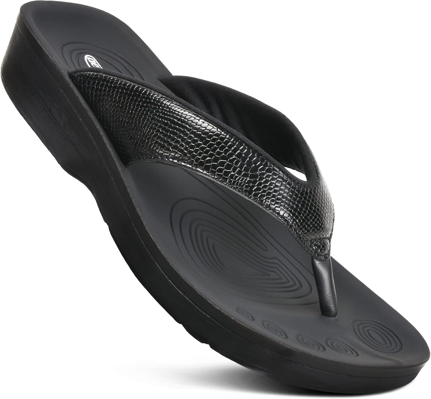 AEROTHOTIC Comfortable Arch Support Flip Flops for Women Orthotic Sandals