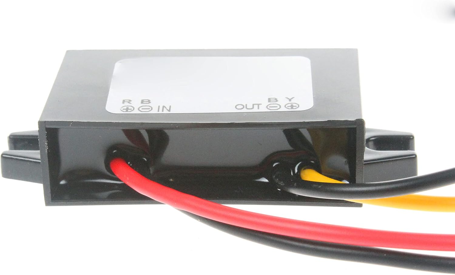 DC to DC 6V 2A 3A Converter Buck Module 12V 16V 6V-22V Buck to 6V 3A Max Power Converter IP67 Waterproof with Overcurrent Overheat Short-Circuit Undervoltage Protection (6V 3A, Black)