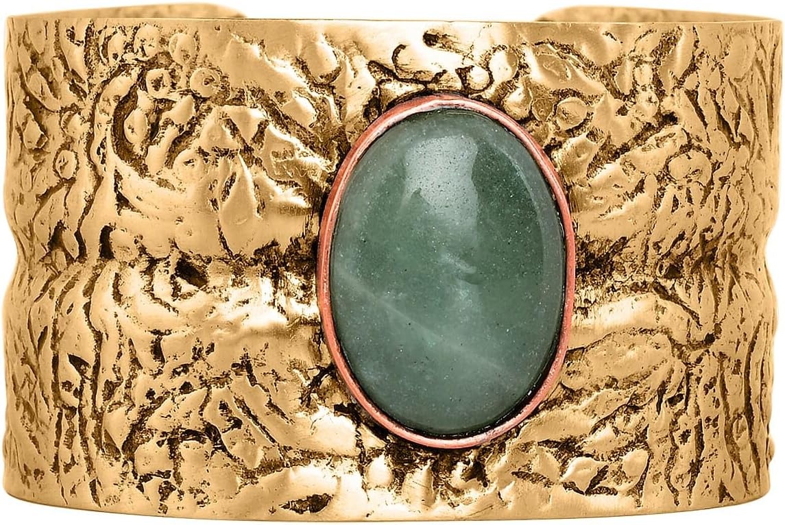 SHOP LC DELIVERING JOY Handmade Gemstone Cuff Bracelet