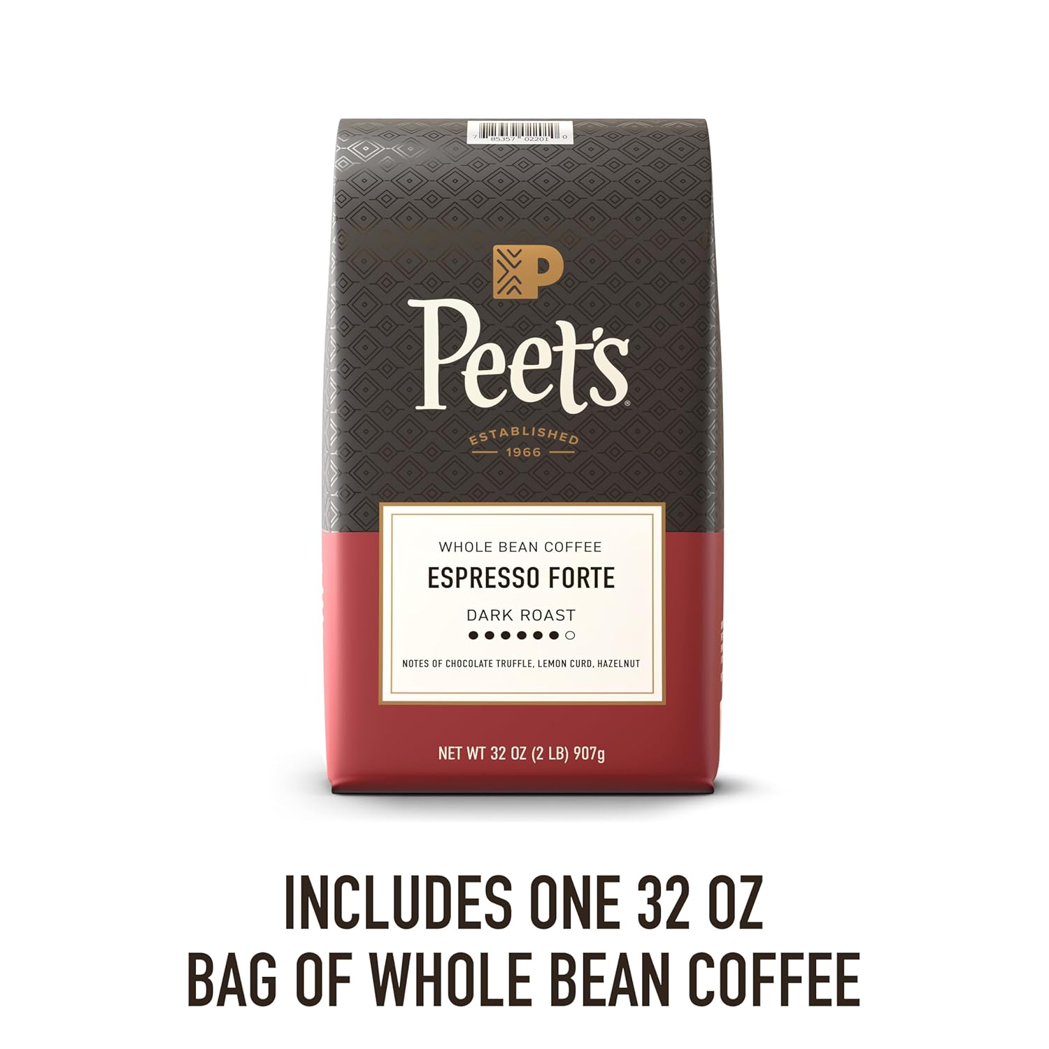 Peet's Coffee Whole Bean Coffee, Dark Roast, Major Dickason's, 18 Ounces