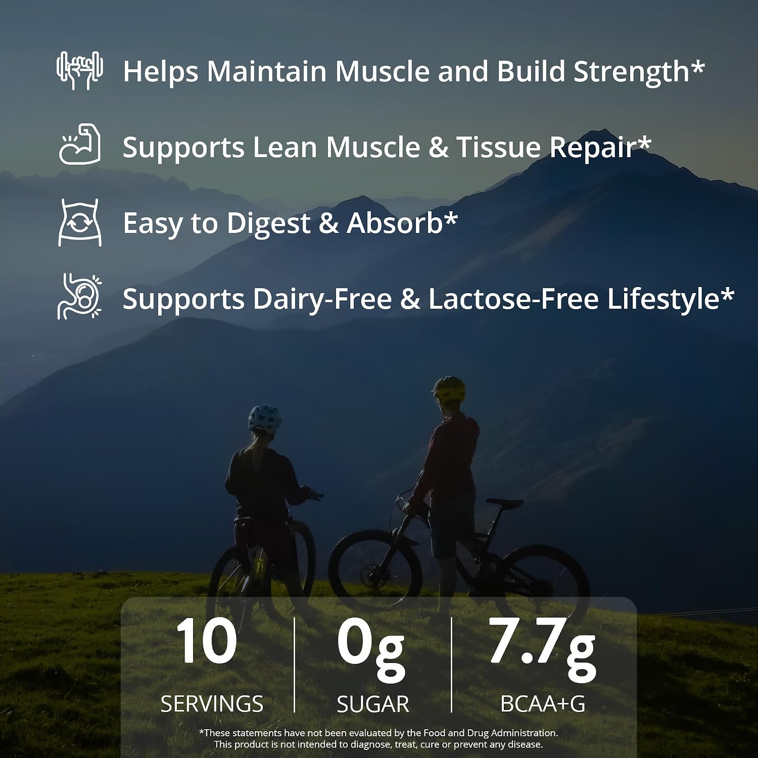 MRM Nutrition Egg White Protein - 23g Fat-Free Protein - 20 Servings | Free of Dairy & Gluten, Sugar Free Vanilla Flavored Powder, With Digestive Enzymes, and Soy, High Biological Value