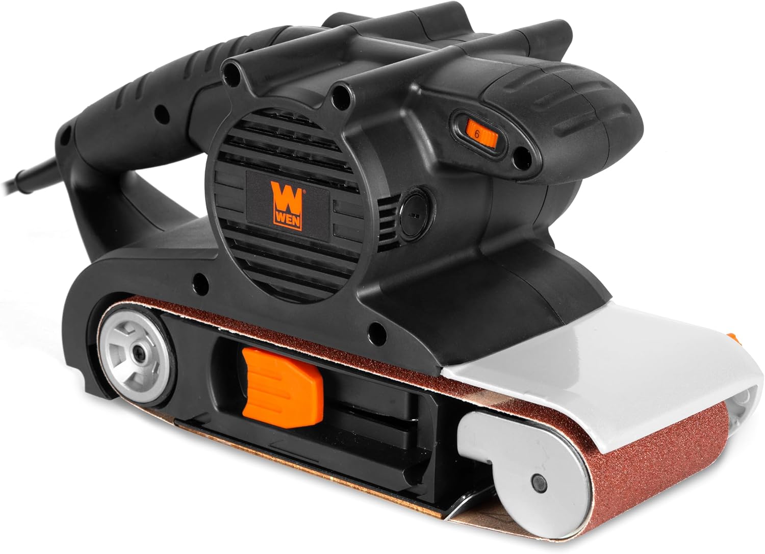 WEN 6321 7-Amp 3 in. x 21 in. Corded Belt Sander with Dust Bag , Black
