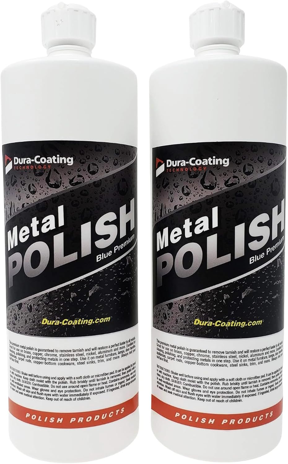 DURA-COATING TECHNOLOGY, Blue Premium Metal Polish - Perfect Brightener and Scratch Remover for Aluminum Wheels, Diamond Plate, Stainless Steel