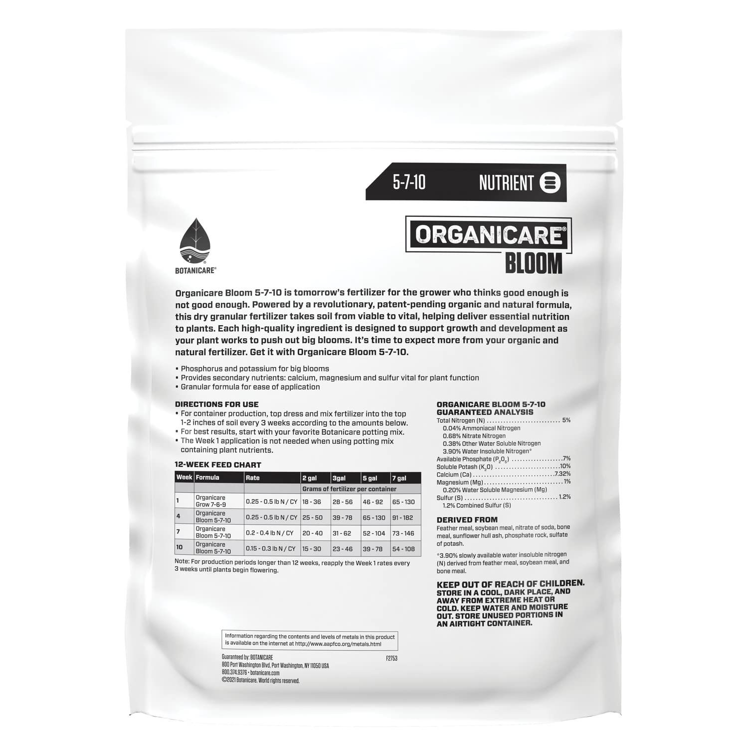 Botanicare Cal-Mag Plus, A Calcium, Magnesium, and Iron Plant Supplement, Corrects Common Plant Deficiencies, Add to Water or Use as a Spray, 2-0-0 NPK, 1-Gallon