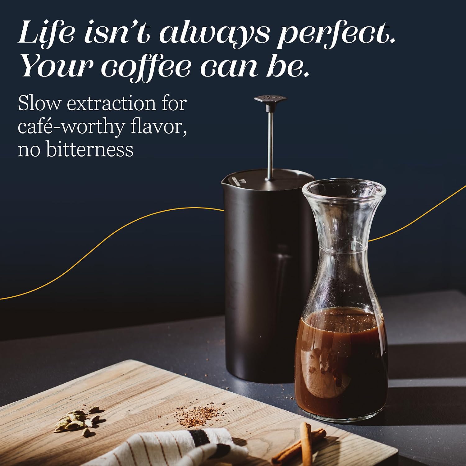 ESPRO P6 32 Ounces French Press Coffee Maker, Double Walled Stainless Steel Insulated, Brushed Stainless Steel