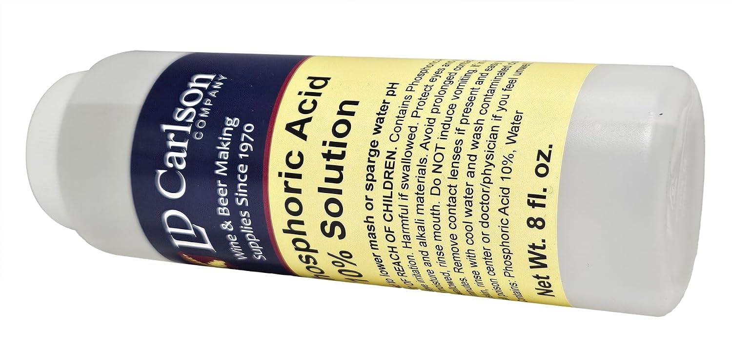 Phosphoric Acid 10% Solution - 8 Ounce for Beer Making