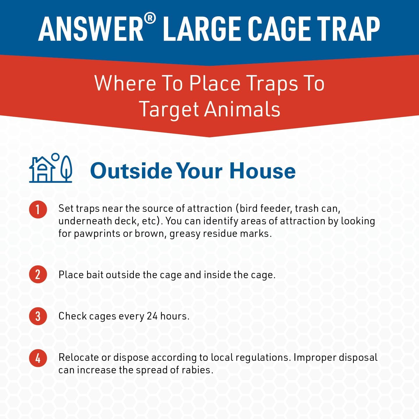 JT Eaton Answer Humane Live Catch Trap for Coyotes & Large Pests | Heavy-Duty Cage Trap; Catches Coyotes, Foxes, and Armadillos; Galvanized Wire; Humane Catch and Release