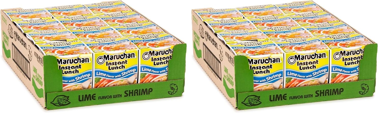 Maruchan Instant Lunch Ramen Noodles, Cheddar Cheese Flavor – Japanese-Style Instant Noodle Soup, Easy Meal Ready in 3 Minutes – 2.25 Oz. (12 Pack)