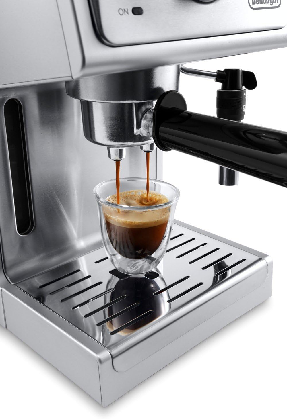 De'Longhi 15-Bar Pump Espresso Machine with Milk Frother & Temperature Control - Compact Home Barista Coffee Maker for Espresso, Latte, Cappuccino & Iced Coffee, Easy to Clean Design