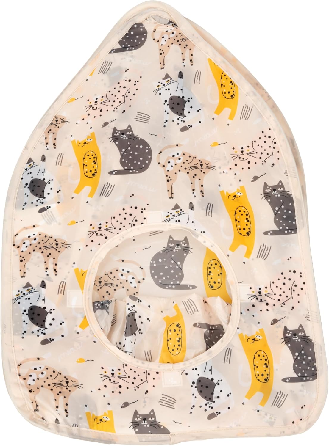 Kitty City Safari Jungle Pop-Up Cat Cube, Collapsible Indoor Cat Hideout & Play Cube with Peekaboo Openings, Easy Storage, 15” x 15” x 15”