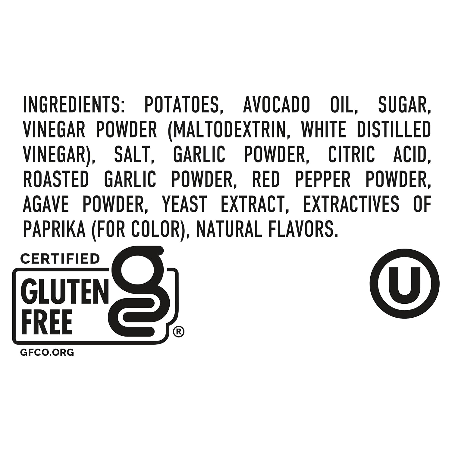 Boulder Canyon Avocado Oil Sea Salt Potato Chips 6 Count, 1.25 OZ