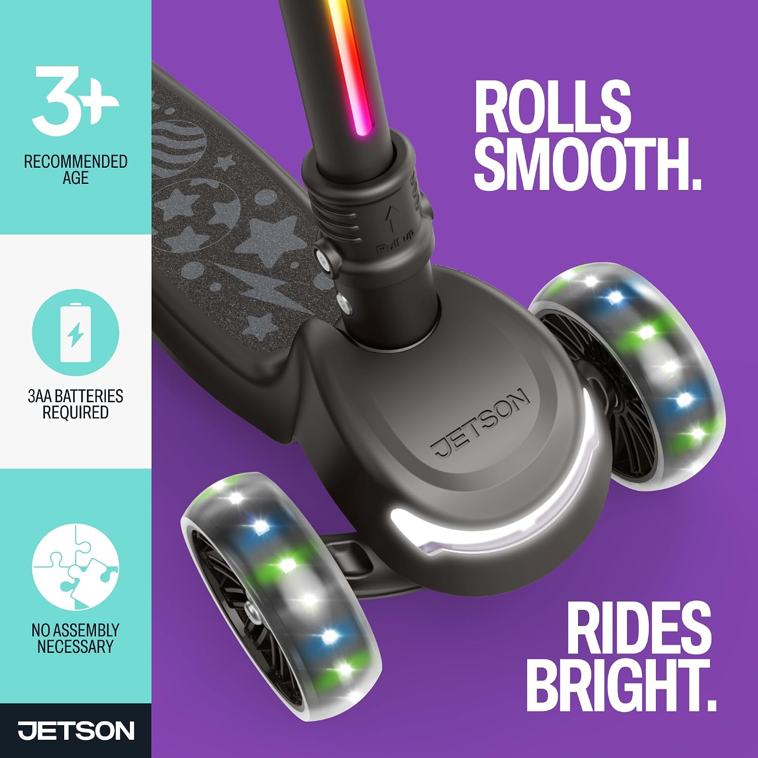 Jetson Scooters - Jupiter Mini Kick Scooter, Foldable, Lightweight, Portable