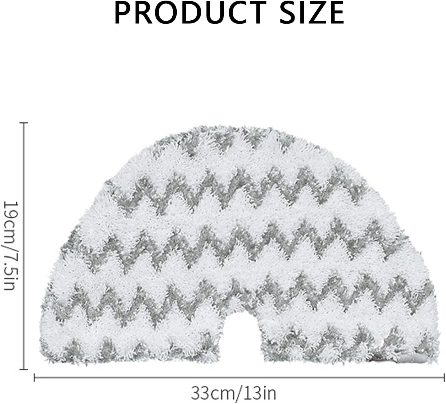 3 Replacement Triangle Pads Compatible with Shark Euro Pro Pocket Steam Mop S3501, S3601, S3801CO, S3901 with Triangle Mop Head