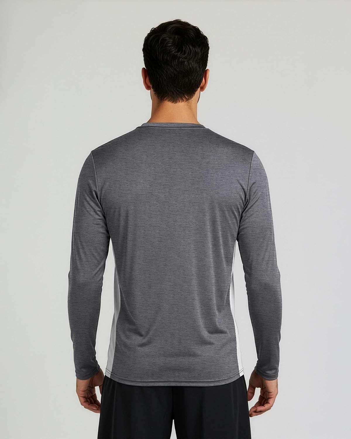 4 Pack Men's Dry Fit Long Sleeve Workout Shirts Gym Athletic Tee Fishing