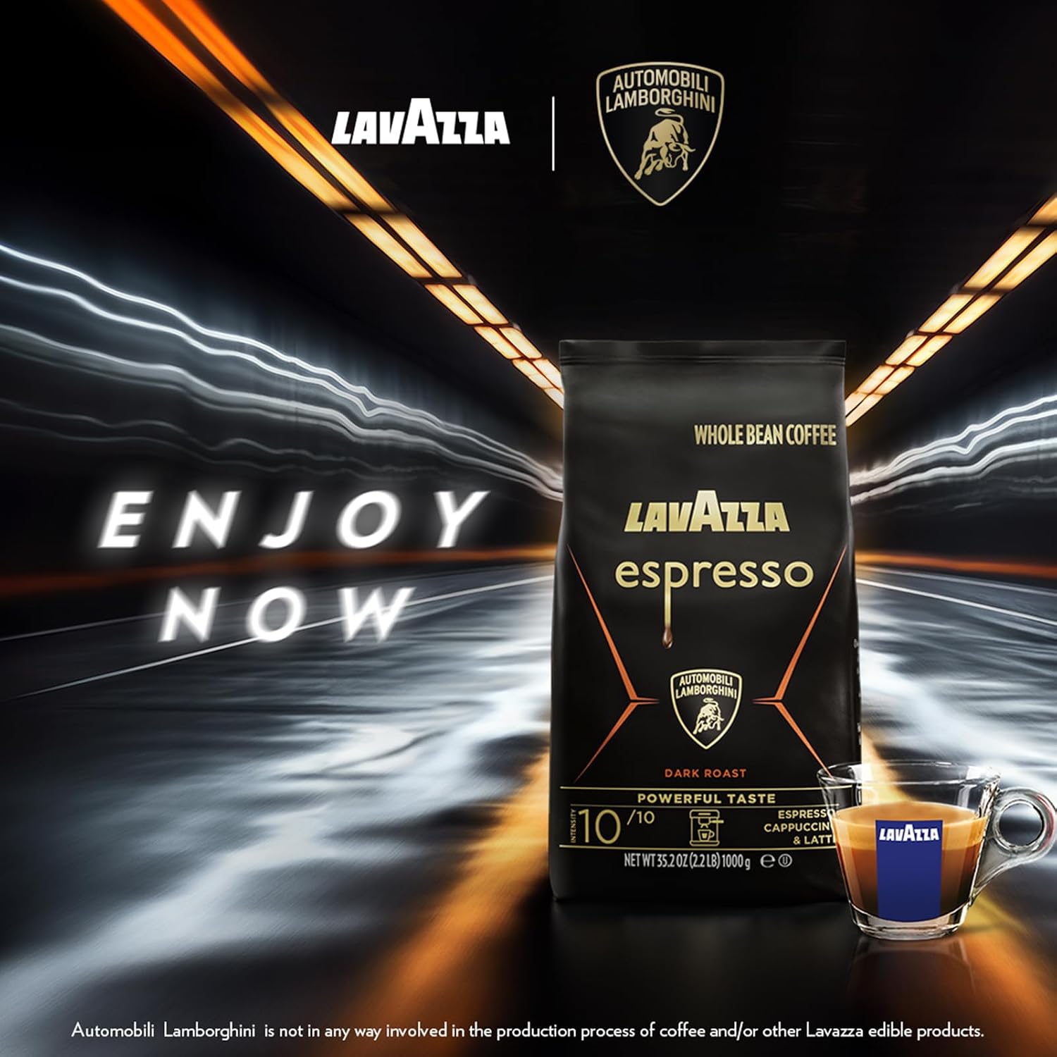 Lavazza Super Crema Whole Bean Coffee, Medium Espresso Roast, Arabica and Robusta Blend, 2.2 lb Bag, Package May Vary (Pack of 1)