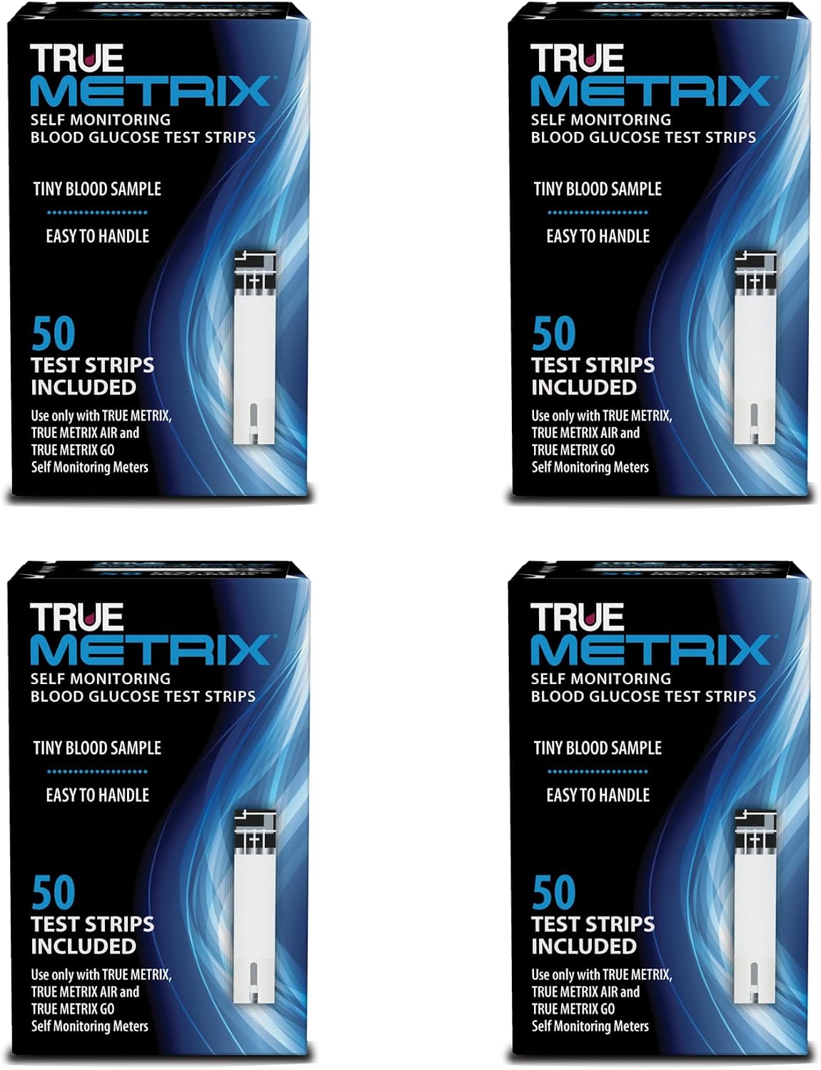 TRUE METRIX Self Monitoring Blood Glucose Test Strips, 50 Count | Blood Glucose Test Strips Compatible with TRUE METRIX Family of Self Monitoring Blood Glucose Meters, Fast and Easy to Use