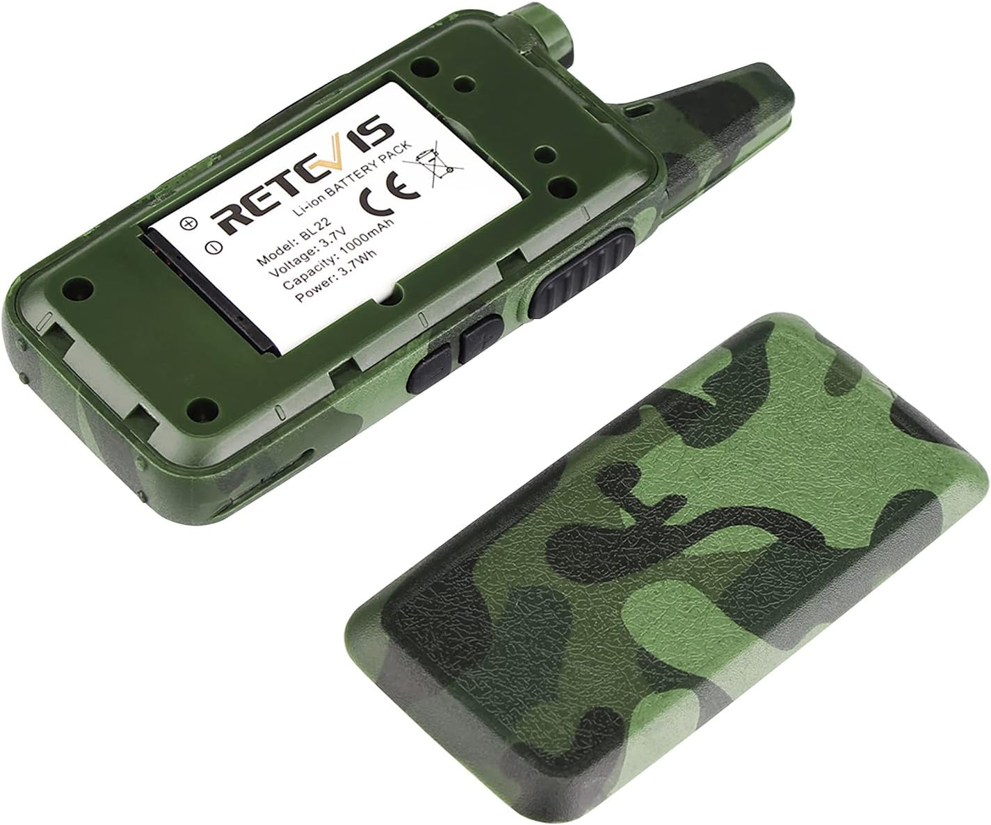 Retevis RT22 Compact & Lightweight FRS Walkie Talkies Long Range (4 Pack) | For Small Business, Camping, Hiking, Cruise, Safe Short Antenna, Comfortable to Carry, Loud & Clear Audio, USB-C