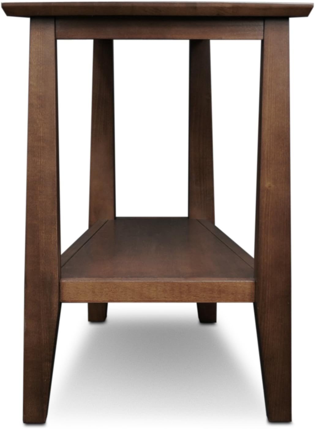 Leick Home Delton Wedge End Table, 17", Sienna