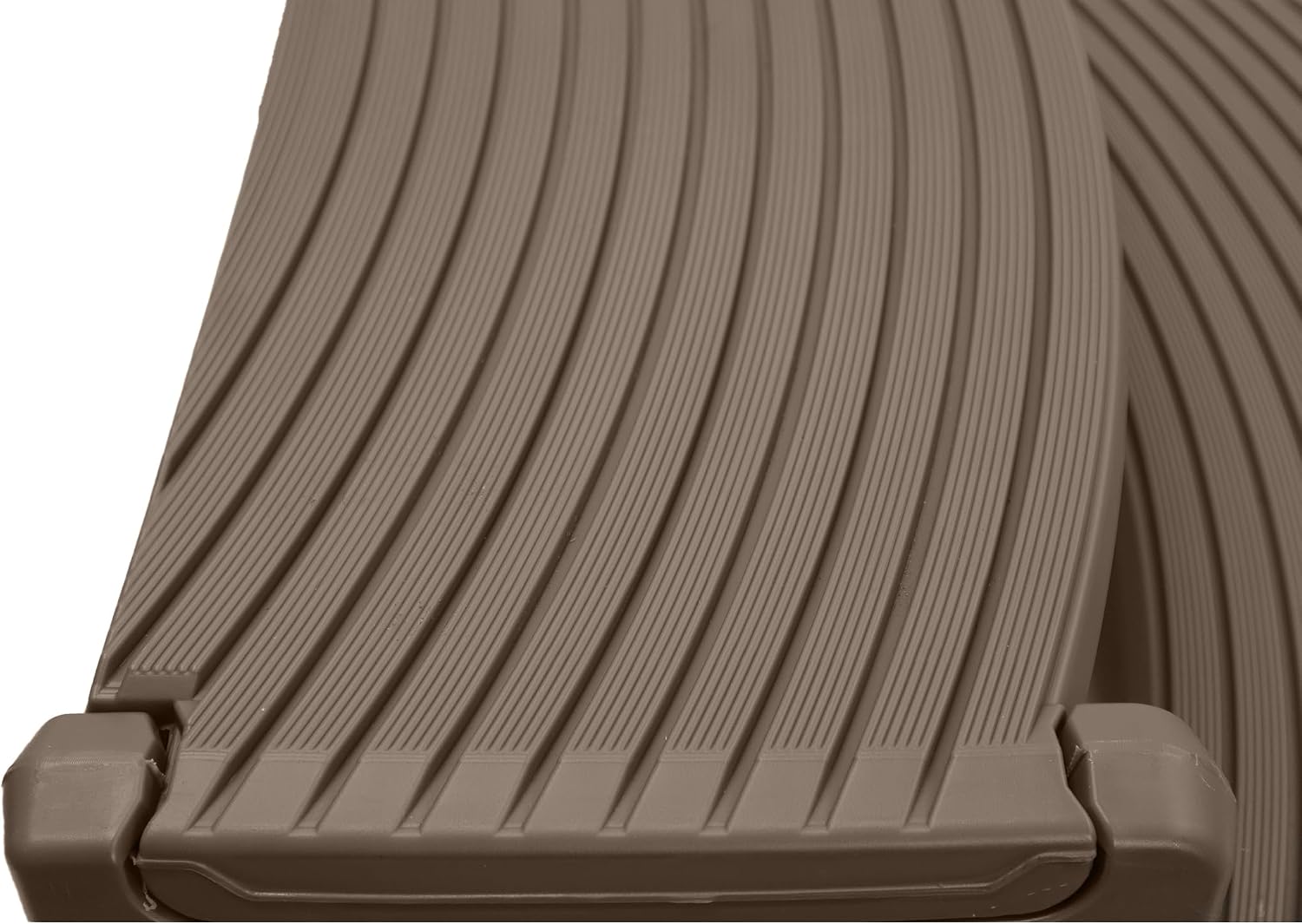 Confer Plastics Resin Multi Purpose Outdoor Non Slip Portable Spa and Hot Tub Handi-Step Deck Patio Steps Accessories, Charcoal Grey
