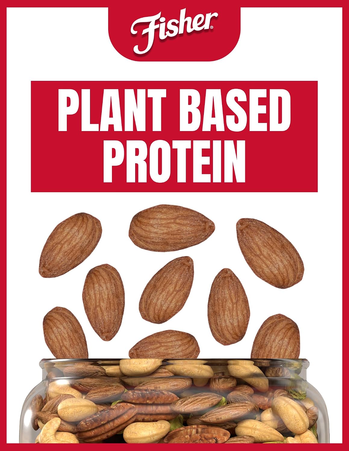 Fisher Oven Roasted Never Fried Deluxe Mixed Nuts, 24 Ounces