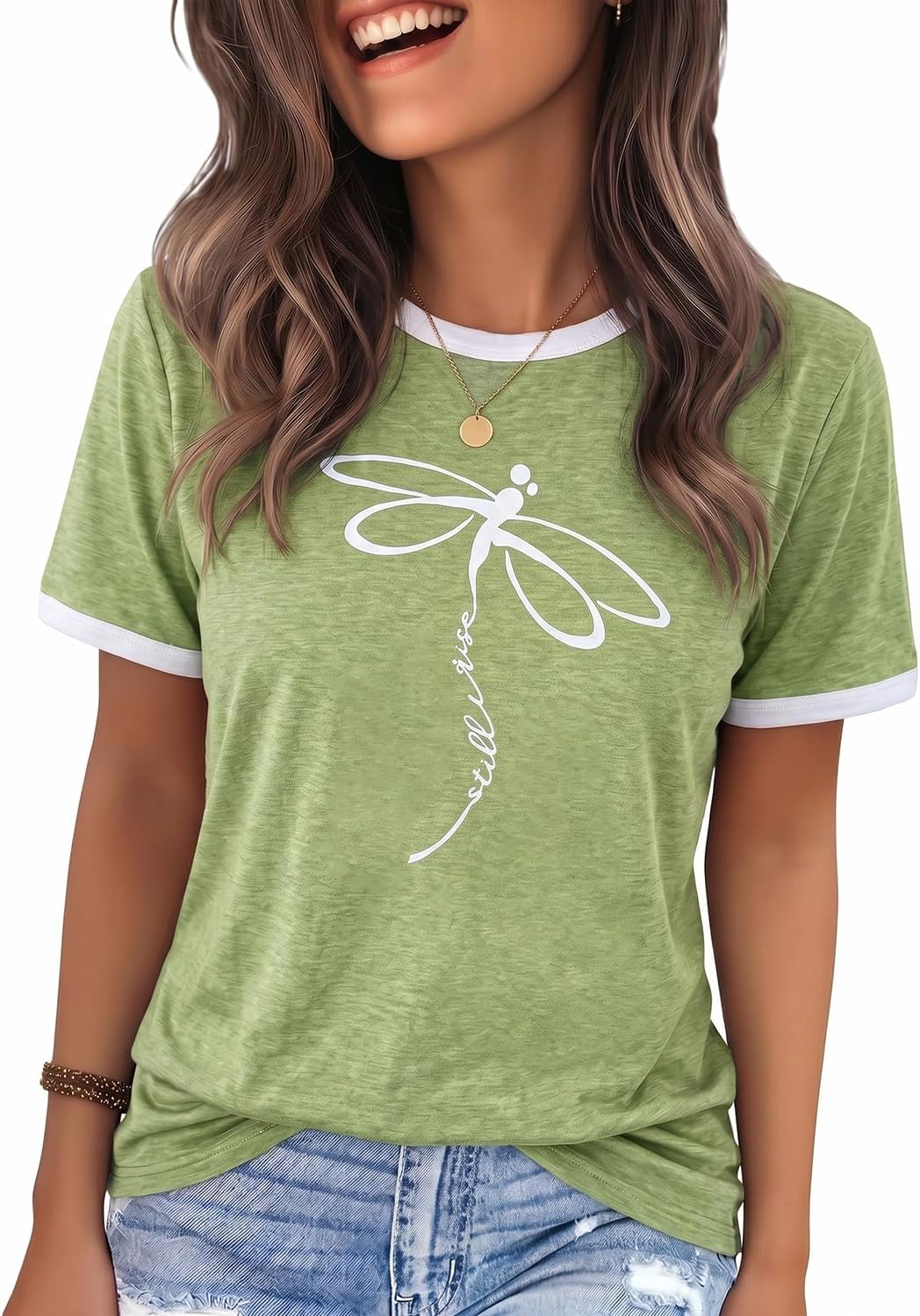 YEXIPO Graphic Tees for Women Short Sleeve Summer Tops Casual Cute T Shirts