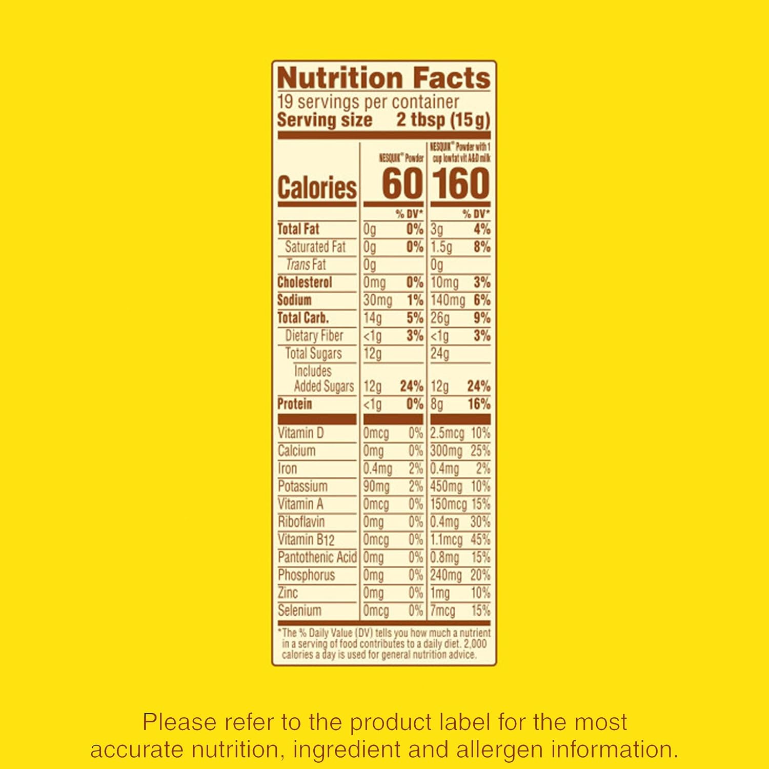 Nesquik Chocolate Powder Drink Mix 10 oz