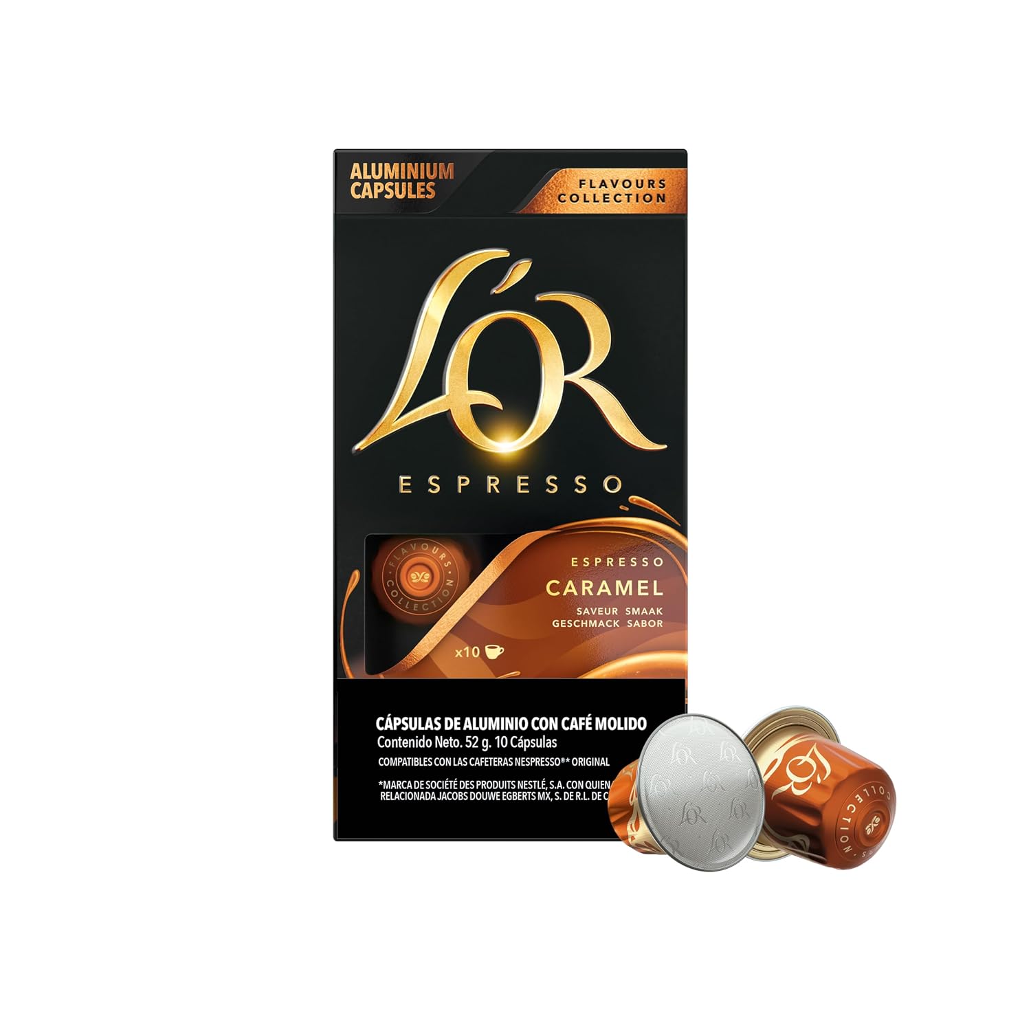 L'OR Espresso Capsules, Medium Roast, Chocolate, 10 Capsules