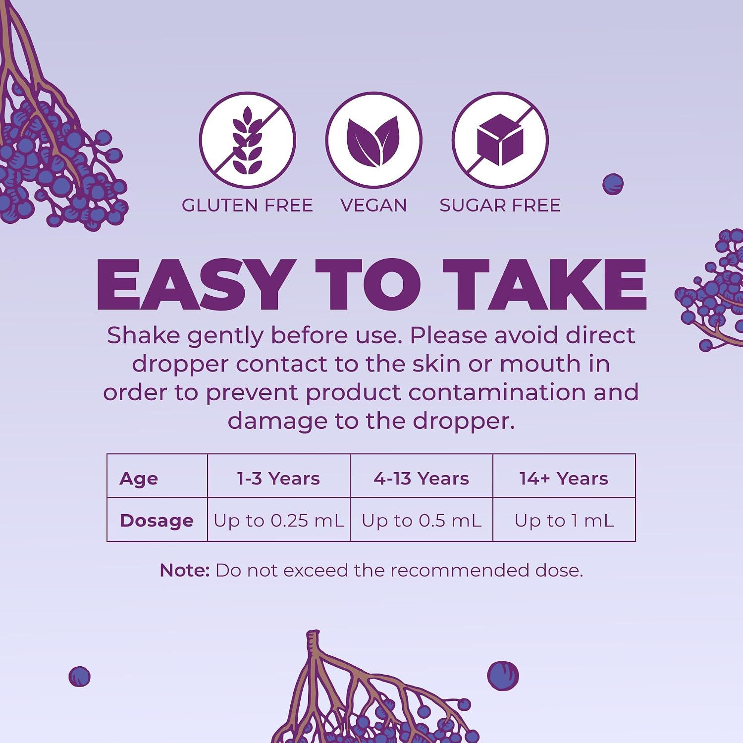 MARYRUTH'S Elderberry Liquid Drops for Adults & Kids, 1 oz, Immune Support | Immune Support, 150mg Elderberry Extract, USDA Organic, Sugar Free, Vegan