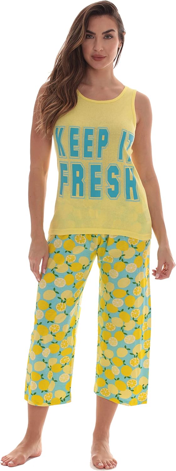 Just Love 100% Cotton Capri Sets Women Sleepwear