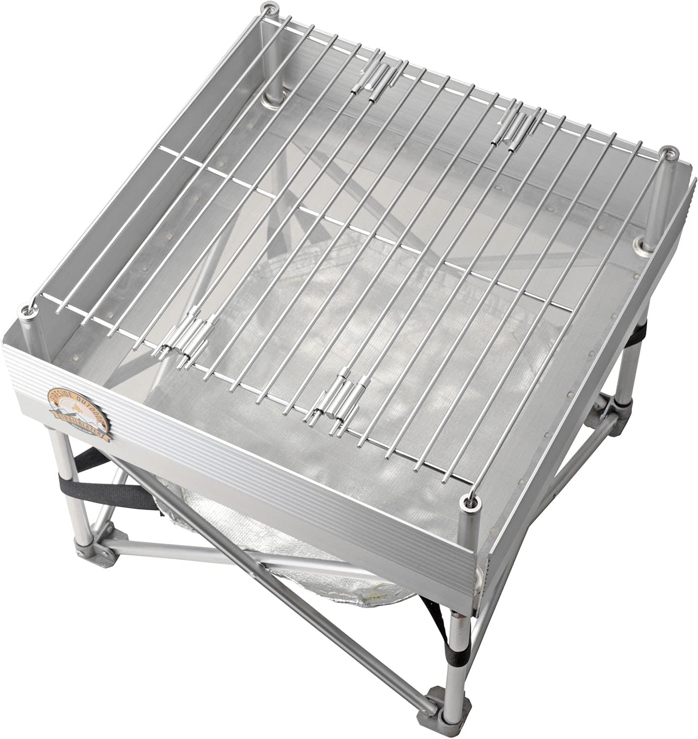 Fireside Outdoor Trailblazer Pop-Up Fire-pit 12"x12" - Camp Stove, Portable Fire Pits for Outside Wood Burning Stove, Portable Grill Charcoal