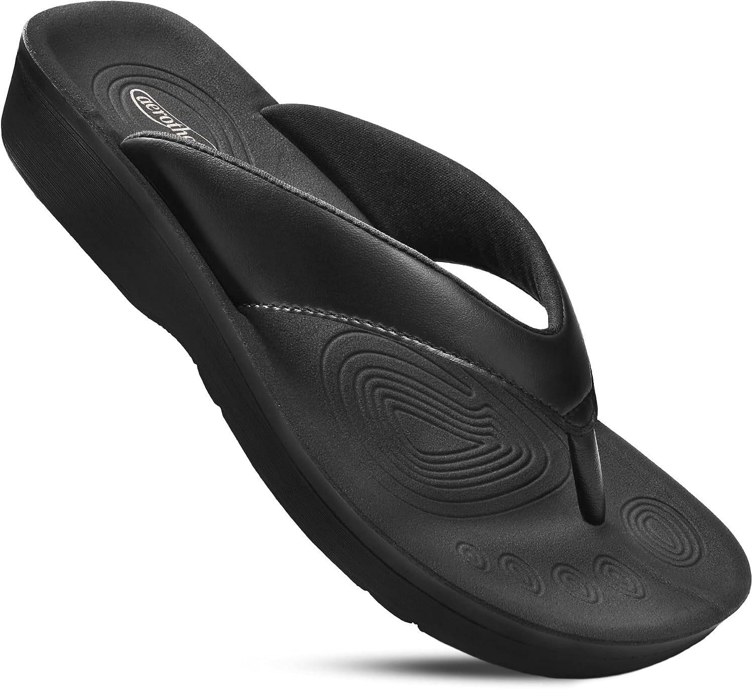 AEROTHOTIC Comfortable Arch Support Flip Flops for Women Orthotic Sandals