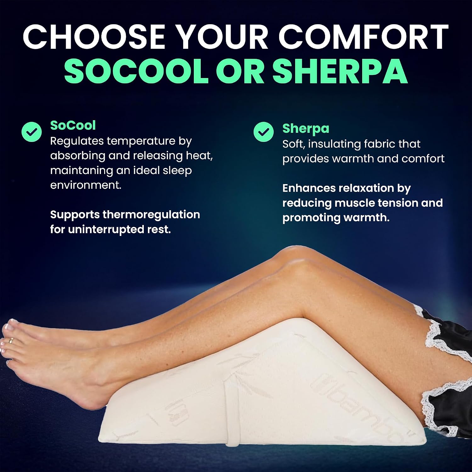 The Angle Wedge Pillow – Leg & Knee Pillow Wedge for Sciatica Pain Relief, Body Pain, Lumbar Decompression – Triangle Foam Cushion Bed Bolster for Lower Back Support, Small | Leg and Knee Pillow Wedge, Body Pain, Lumbar Decompression, Triangle Foam Cushi…