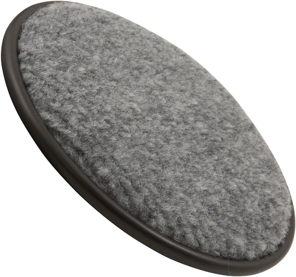 SoftTouch 4" Round Reusable Carpet Bottom Furniture Caster Cups for Office Chairs, Desks, and Carts