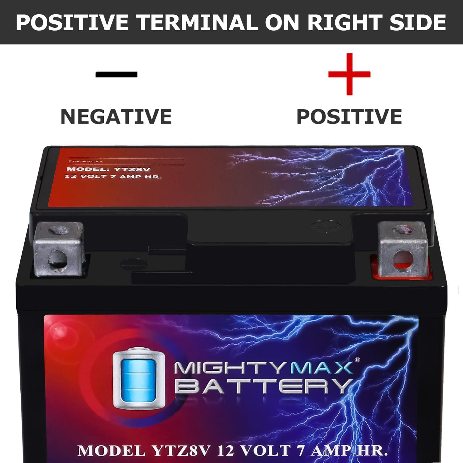 Mighty Max Battery YTZ12S -12 Volt 11 AH, 210 CCA, Rechargeable Maintenance Free SLA AGM Motorcycle Battery