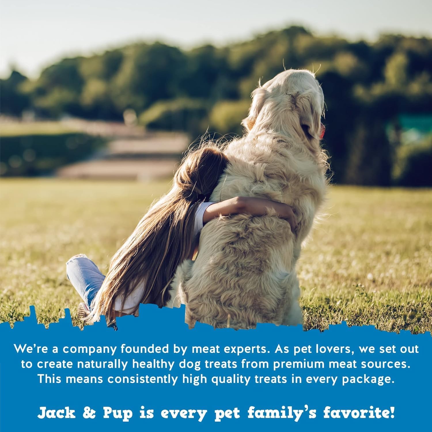 Jack&Pup Gullet Sticks for Dogs, 6" Esophagus Dog Treats (40 Pack)