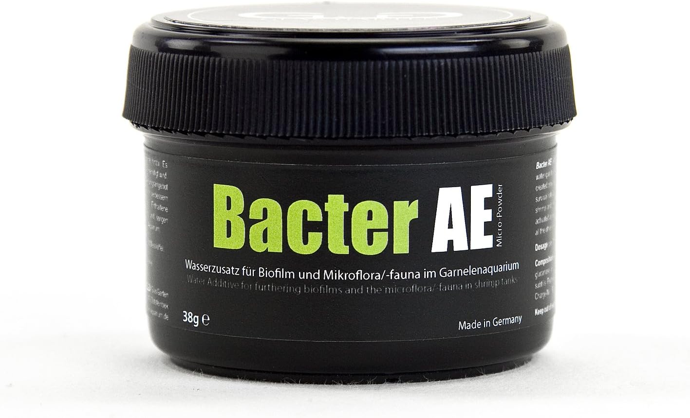 GlasGarten Bacter AE Shrimp (35g) | Nutrients for Live Freshwater Shrimp Food/Aquarium Water (Neocaridina, Amano, Red Cherry, Rili)