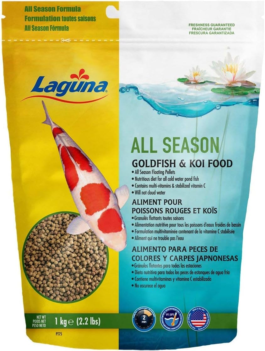Laguna All Season Goldfish & Koi Floating Food, 17 oz