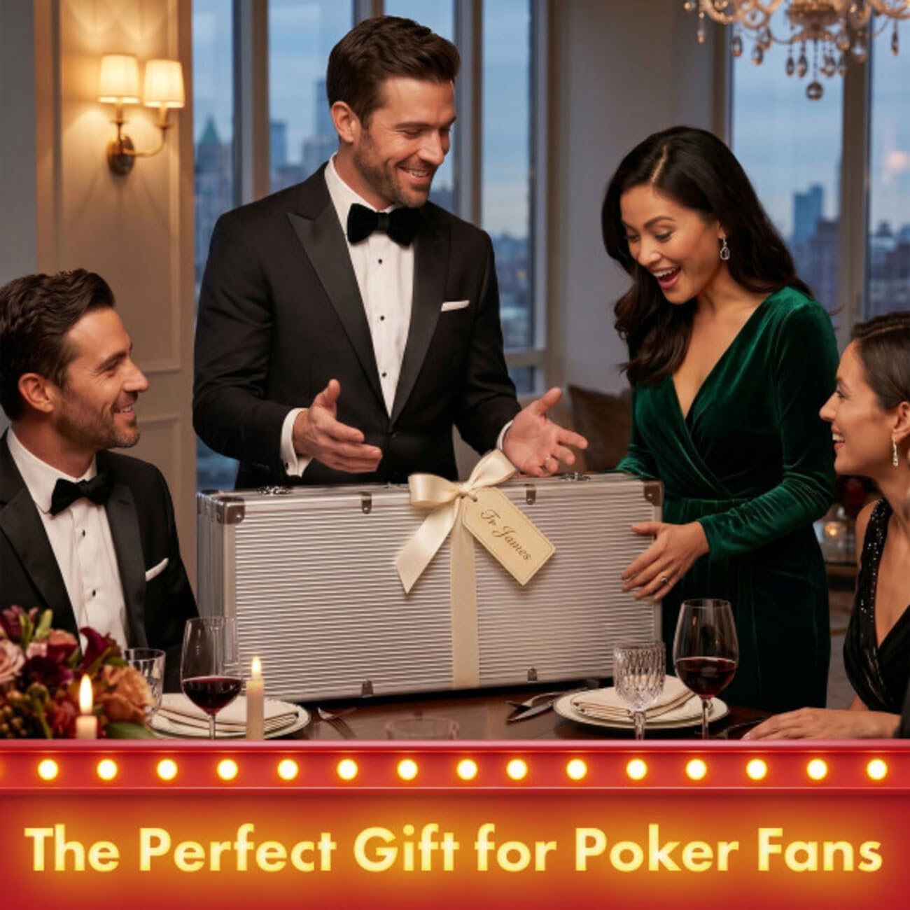 Poker Chip Set - 11.5g Poker Set with Cards, Buttons, Carrying Case, and 500 Poker Chips for Texas Hold'em and Blackjack Games by Trademark Poker