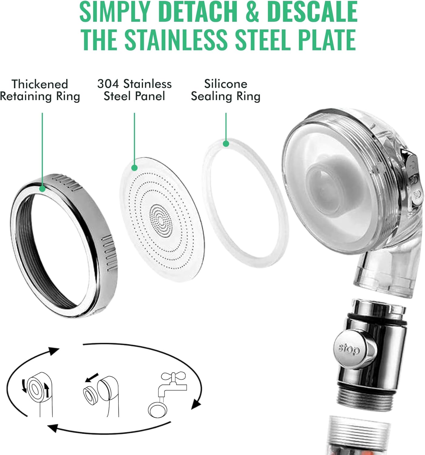 Original StoneStream Filtered Shower Head