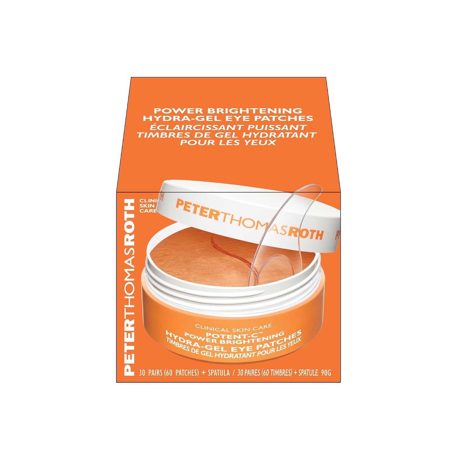 Peter Thomas Roth | Potent-C™ Power Brightening Hydra-Gel Eye Patches | Eye Mask Patches for Under-Eye Bags and Fine Lines | Brightens The Look of
