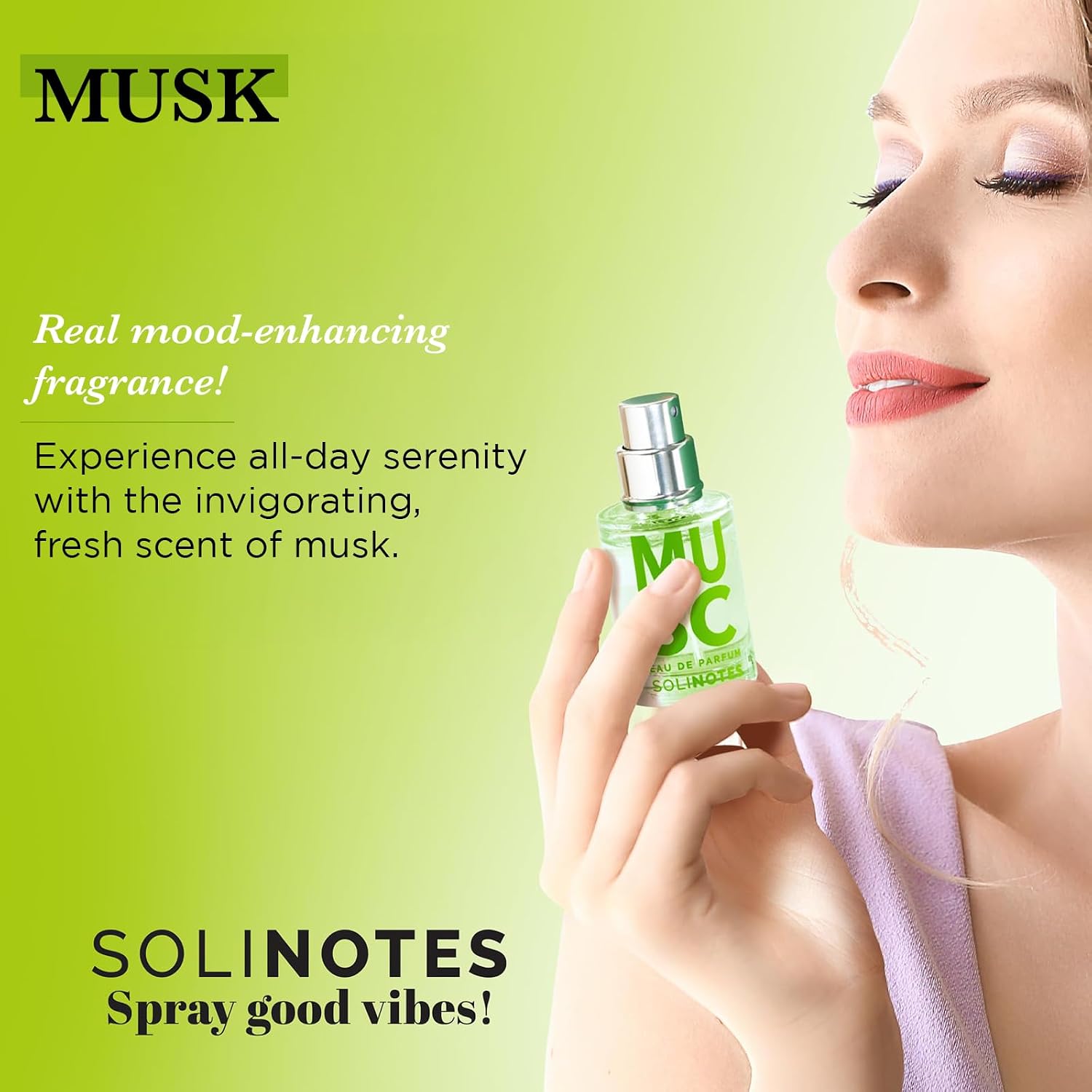 Solinotes Rose Eau de Parfum, Lychee & Magnolia, for Women & Men, 15ml