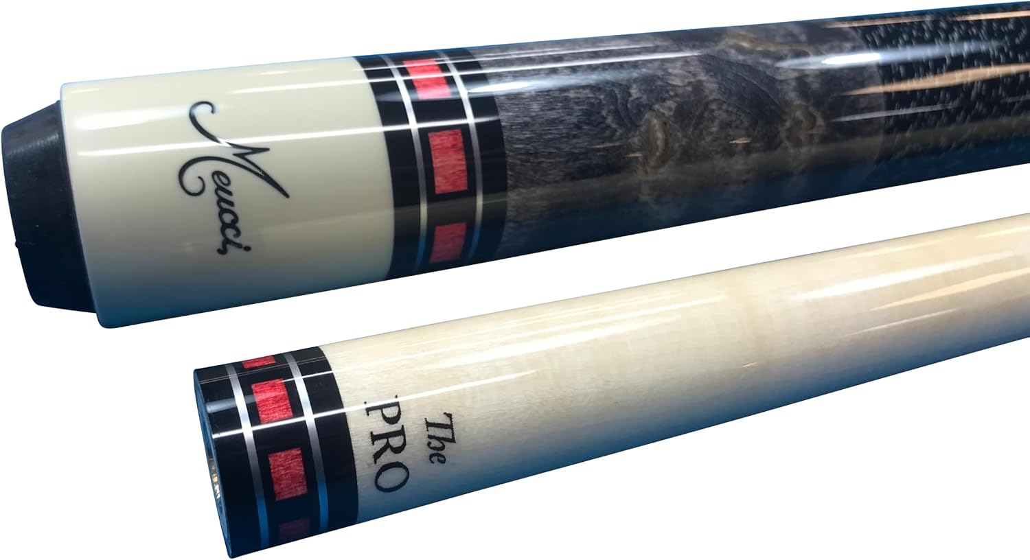 Meucci SB3-R Handcrafted Billiards Pool Cue Stick w/PRO Shaft - Red + Hard CASE