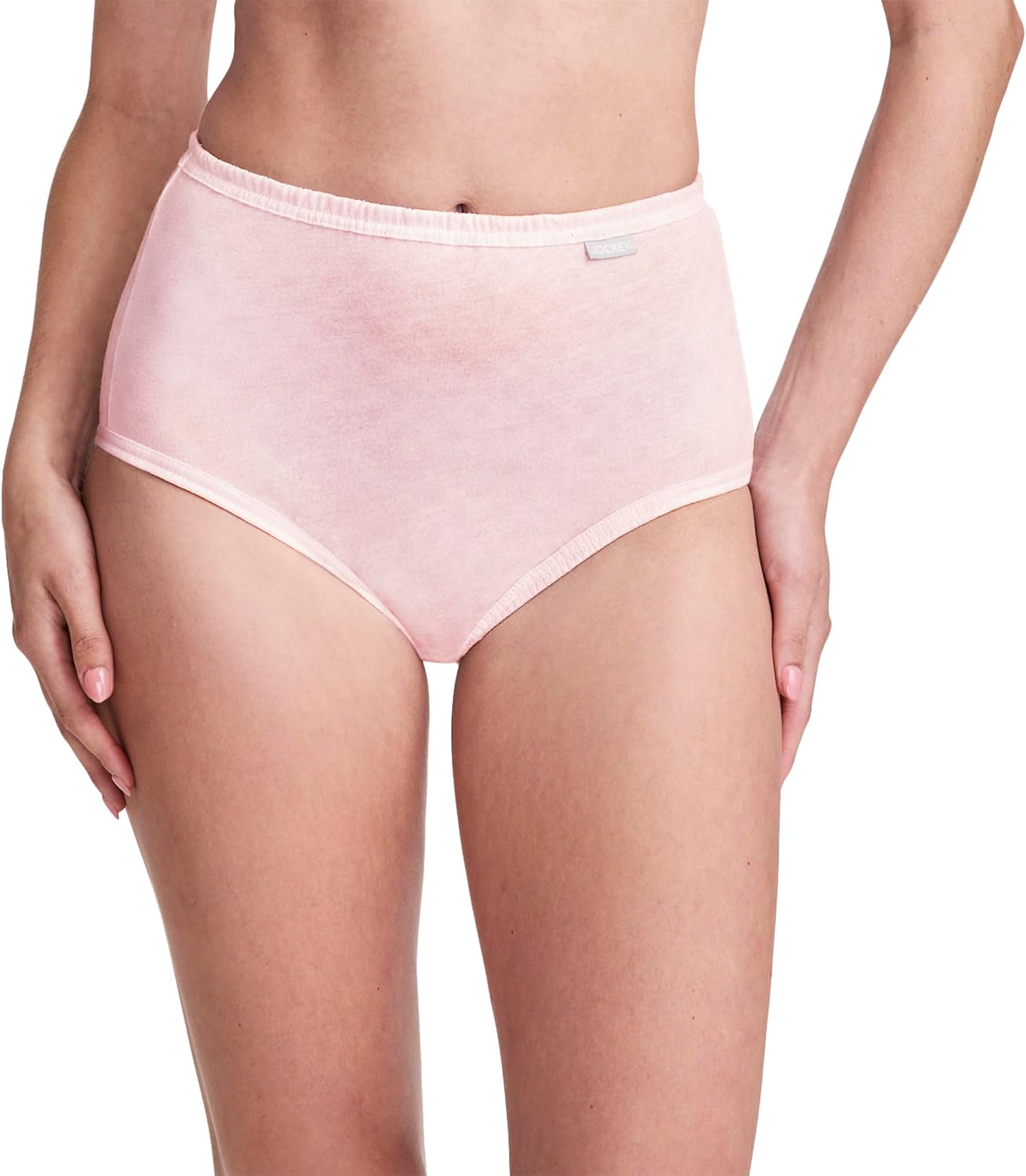 Jockey Women's Underwear 100% Cotton Elance Brief - 3 Pack