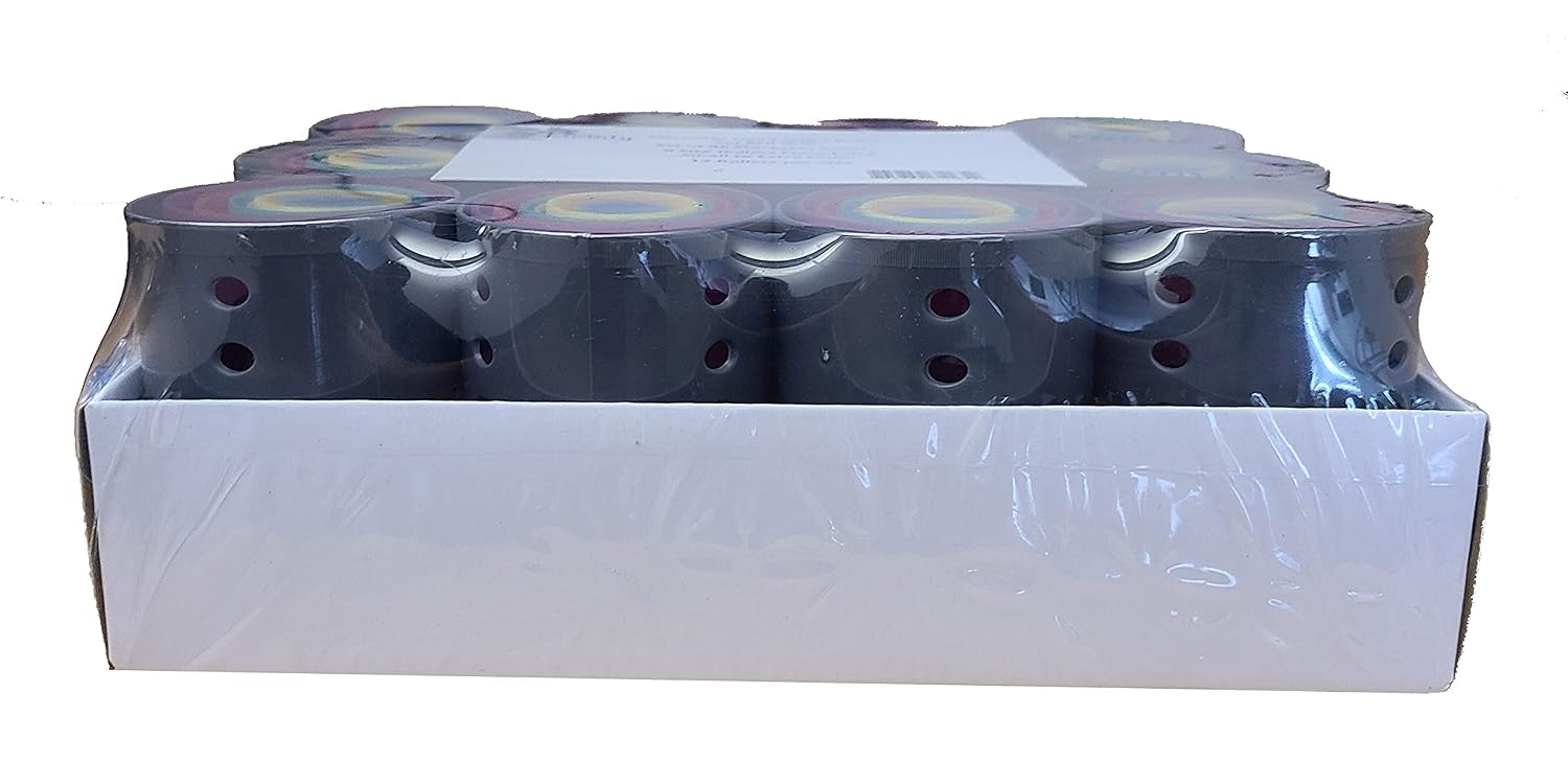 Kleravitex Hair Curler Roller Set/Set of 96 Stackable Rollers / 8 Size Rollers From Extra Small to Extra Large / 12 Rollers per Size - Hairdressing