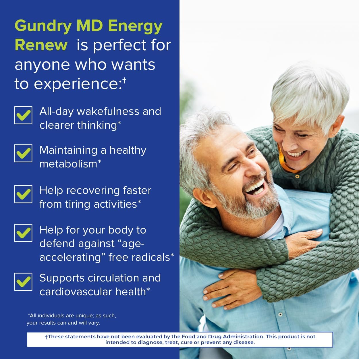 Gundry MD Energy Renew Supplement, Passion Fruit Flavor Powder, 30 Servings