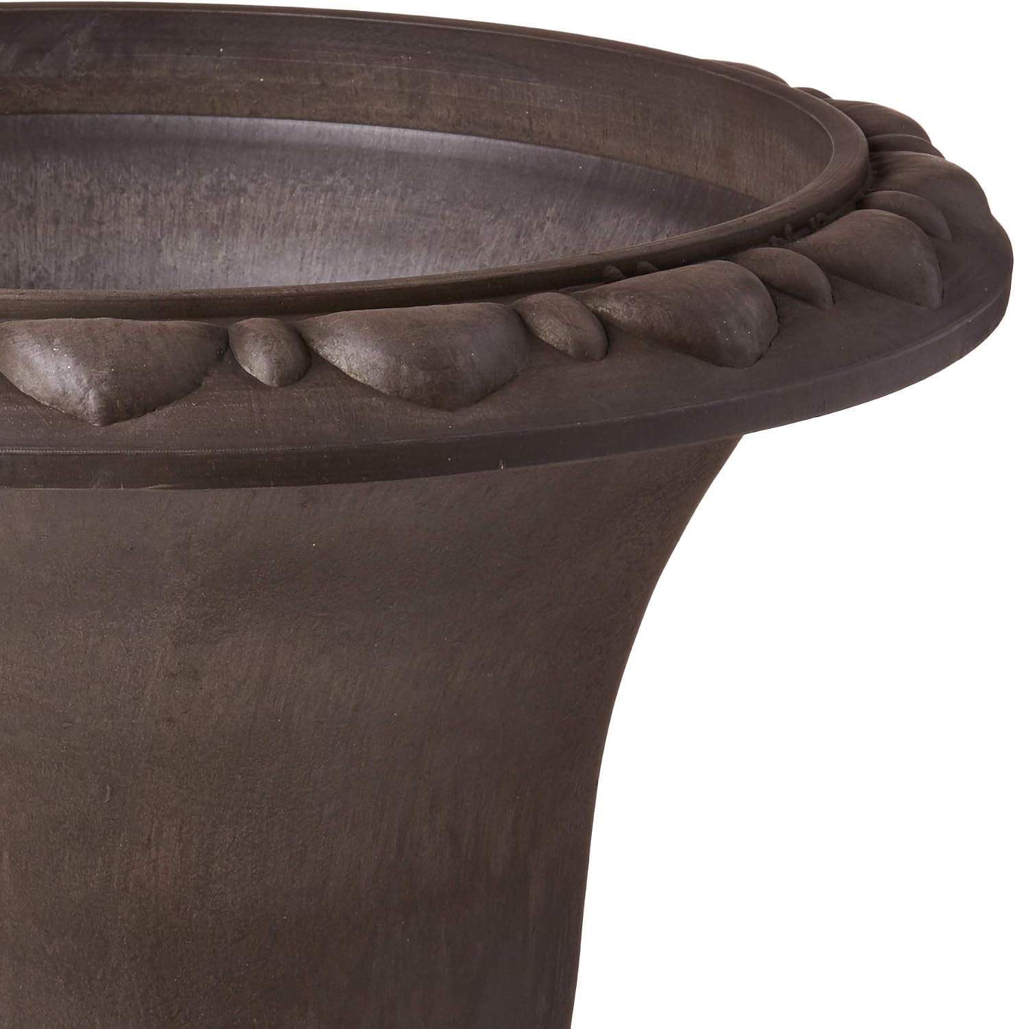 PSW HU40BK Bristol Urn Planter, 16 by 18-Inch, Black