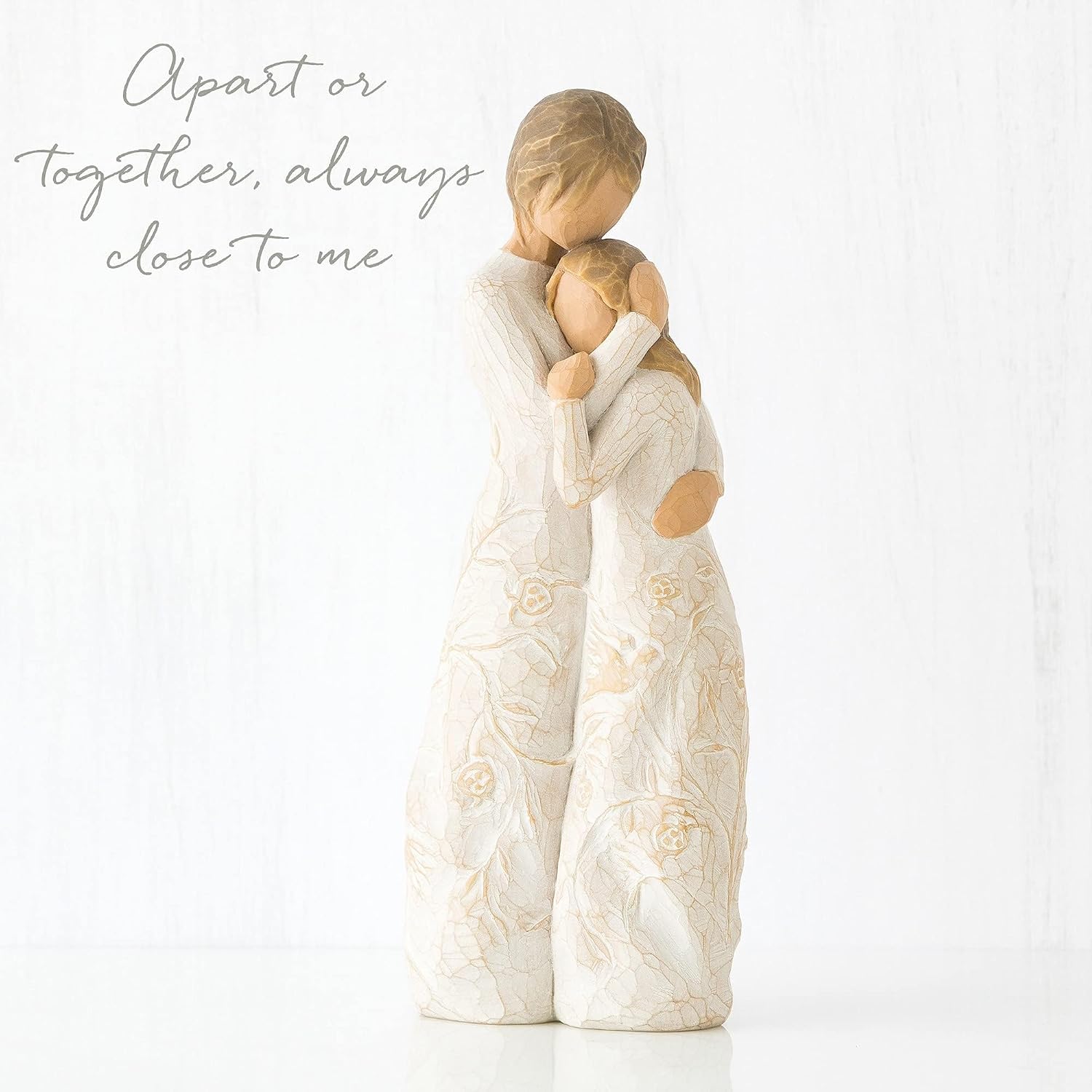 Willow Tree Close to me, Apart or Together, Always Close to me, Expresses Loving Relationships Between Mother and Daughter, Sisters or Friendships, Sculpted Hand-Painted Figure | Cast from a Susan Lordi Original Carving, Celebrates Extended Family Bonds,…