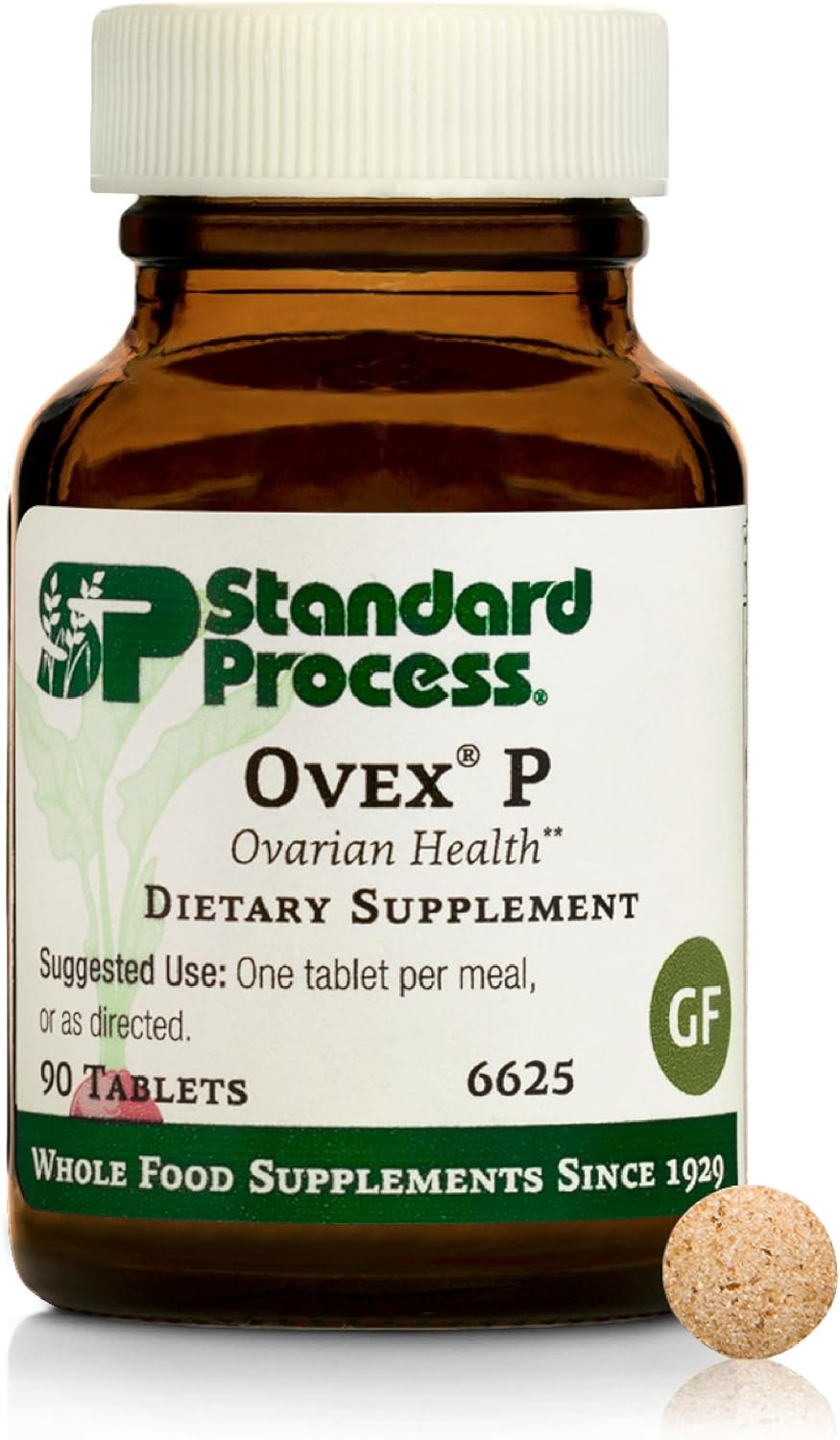 Standard Process Inc. Ovex P - Whole Food-Based Supplement to Support Your Health - with Porcine Ovary Cytosol Extract - 90 Tablets