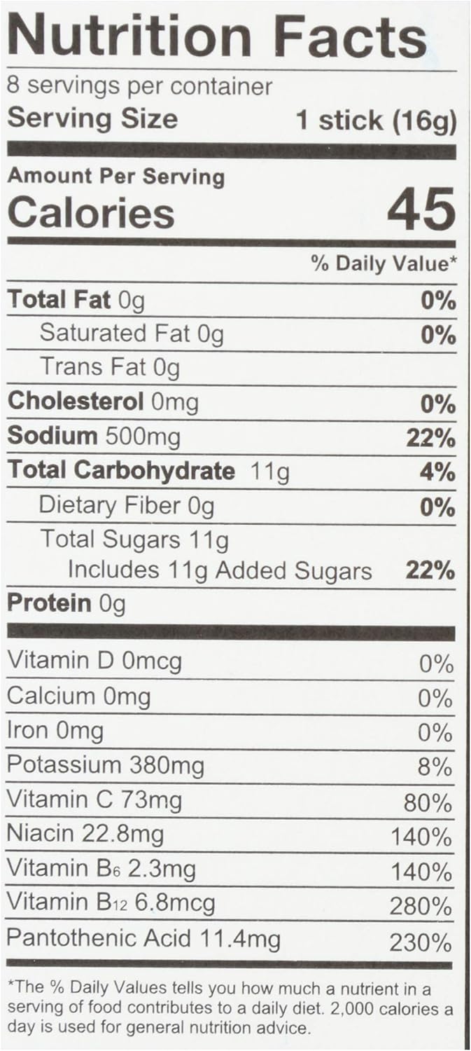 Liquid IV, Lemon Lime Hydration Drink Mix, 0.6 Ounce